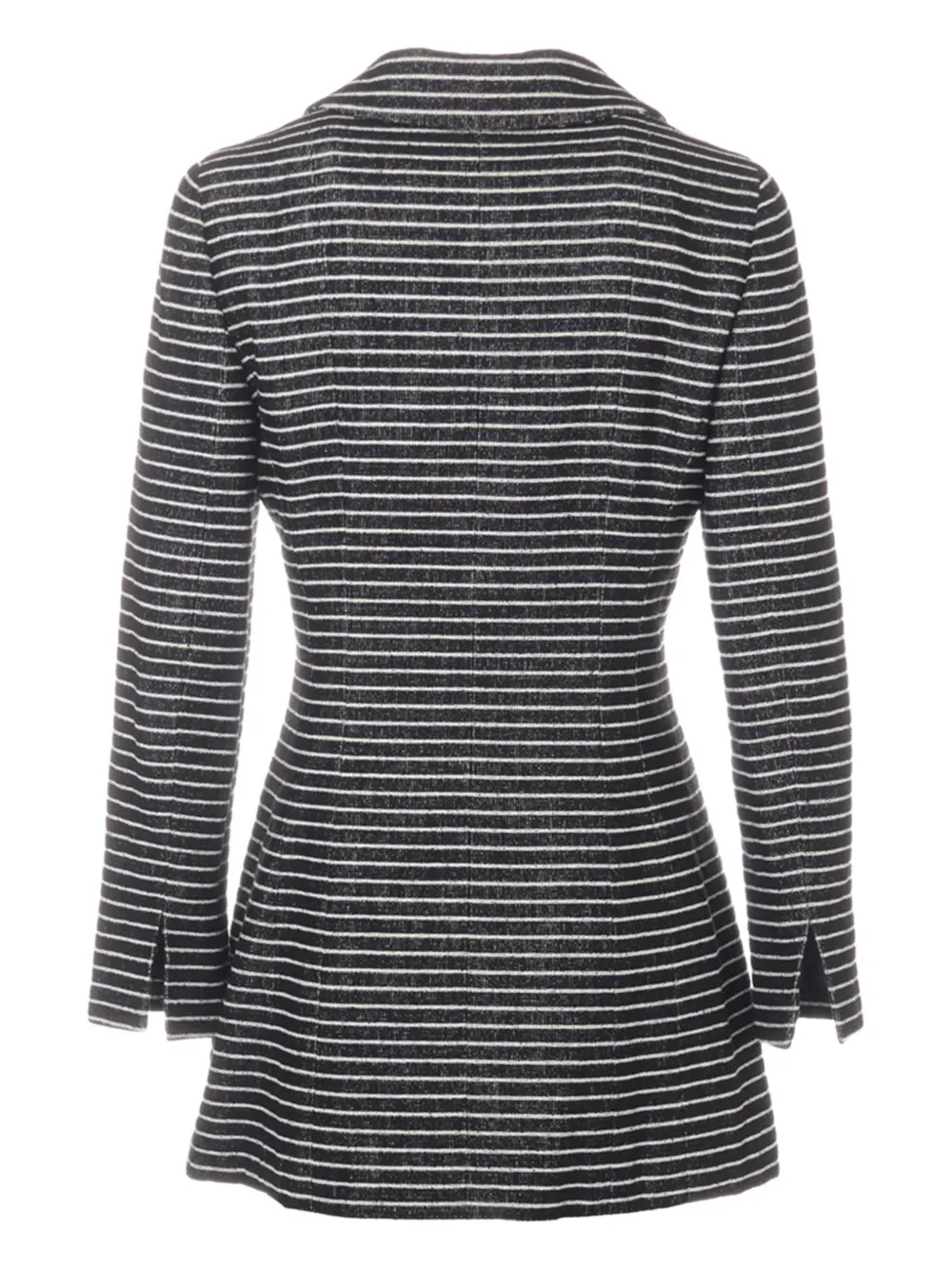 Pre-owned Chanel 2001 Camellia Jacket In Black
