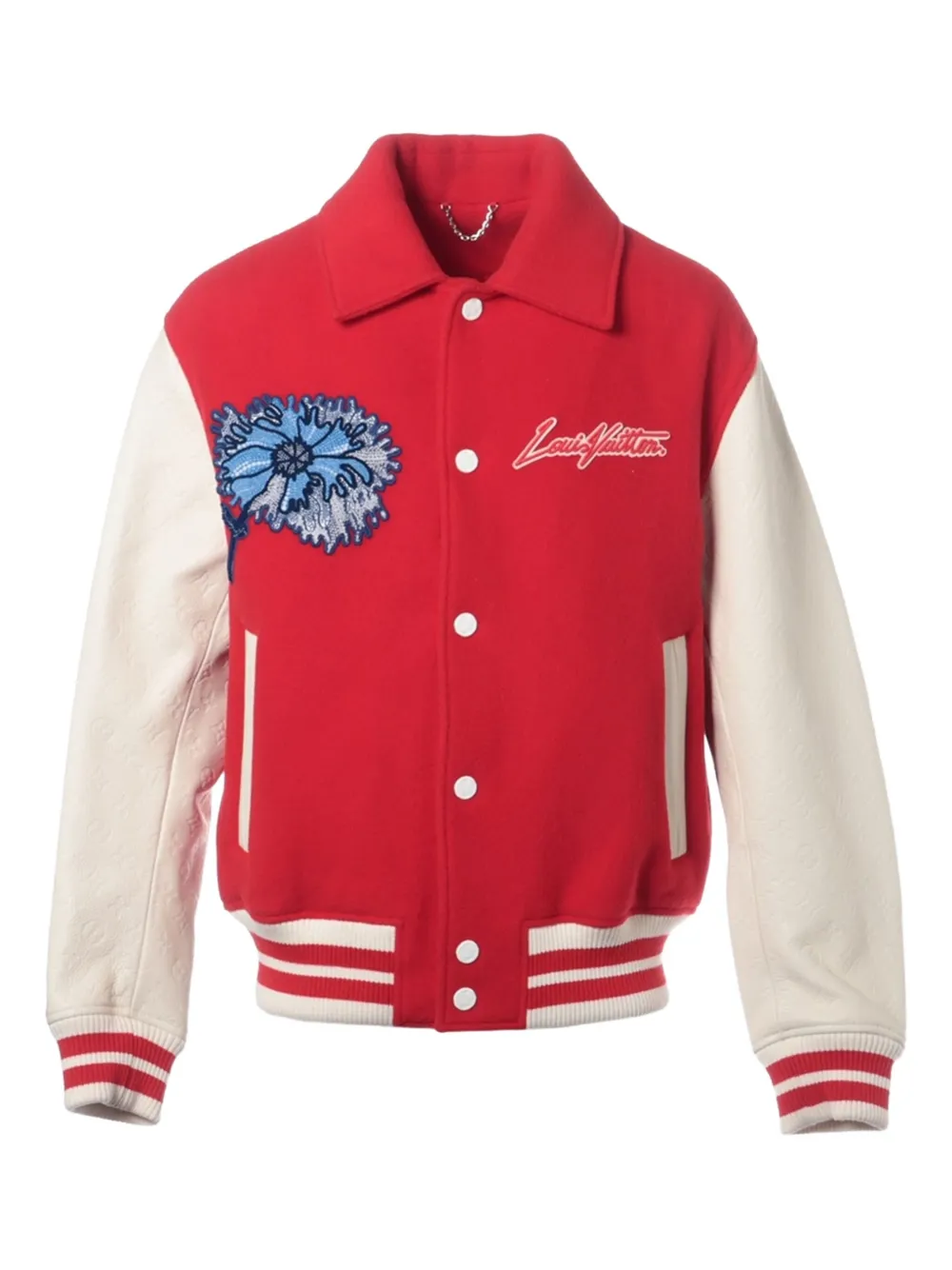 Louis Vuitton Pre-Owned x Yayoi Kusama 2023 floral-embroidery jacket - Louis Vuitton Pre-Owned x Yayoi Kusama 2023 floral-embroidery jacket -