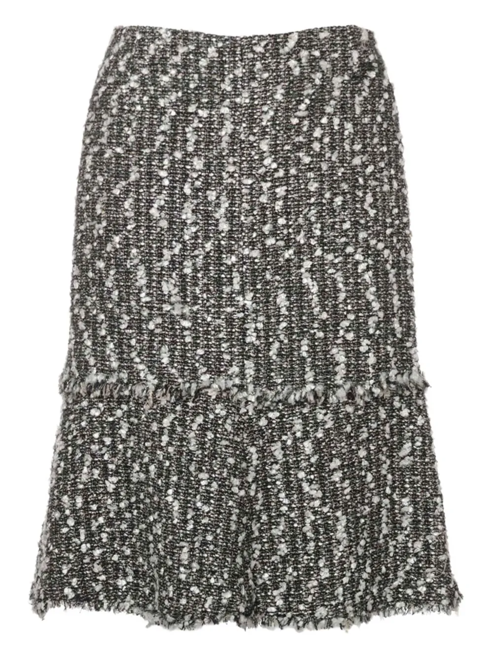 CHANEL Pre-Owned 2004 tweed rok - Groen