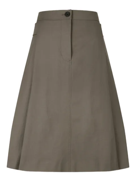 STUDIO TOMBOY belted pleated midi skirt