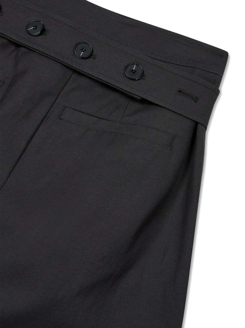 Studio Tomboy Belted Pleated Midi Skirt In Gray