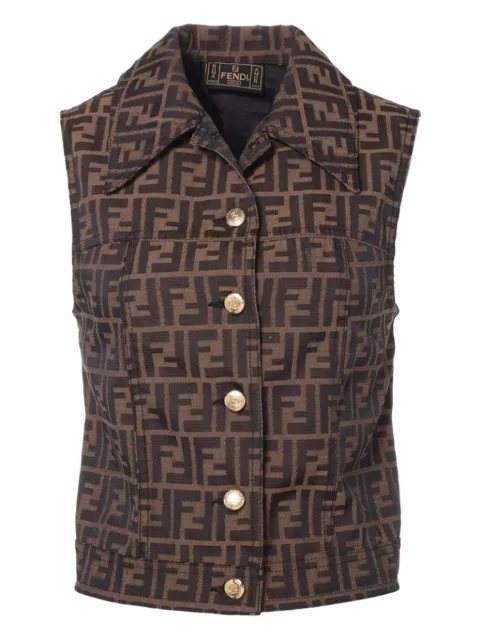 Fendi Pre-Owned 1980-1990 Zucca Vest
