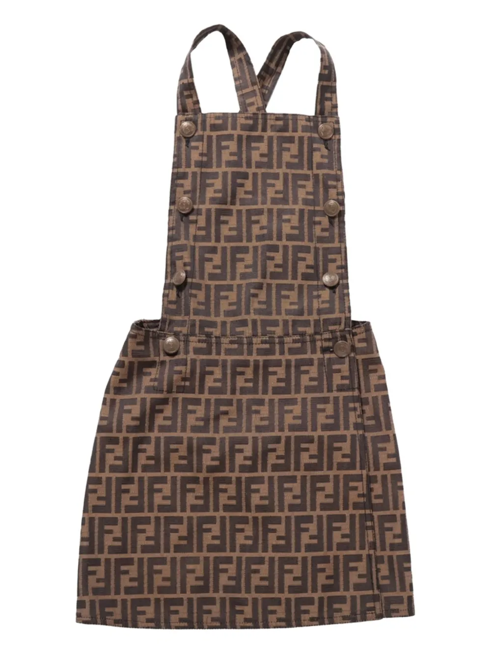 Fendi Pre-Owned 1980-1990 Zucca skirt - ブラウン Fendi Pre-Owned 1980-1990 Zucca skirt - ブラウン