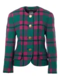 Celine Pre-Owned 1970-1990 Plaid Button jacket - Green