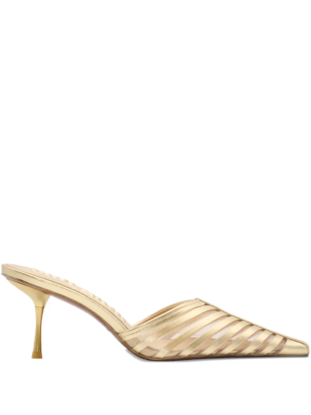 Cult Gaia 70mm Viera pointed-toe mules Yellow