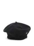 CHANEL Pre-Owned 1990-2000 CC wool beret - Black