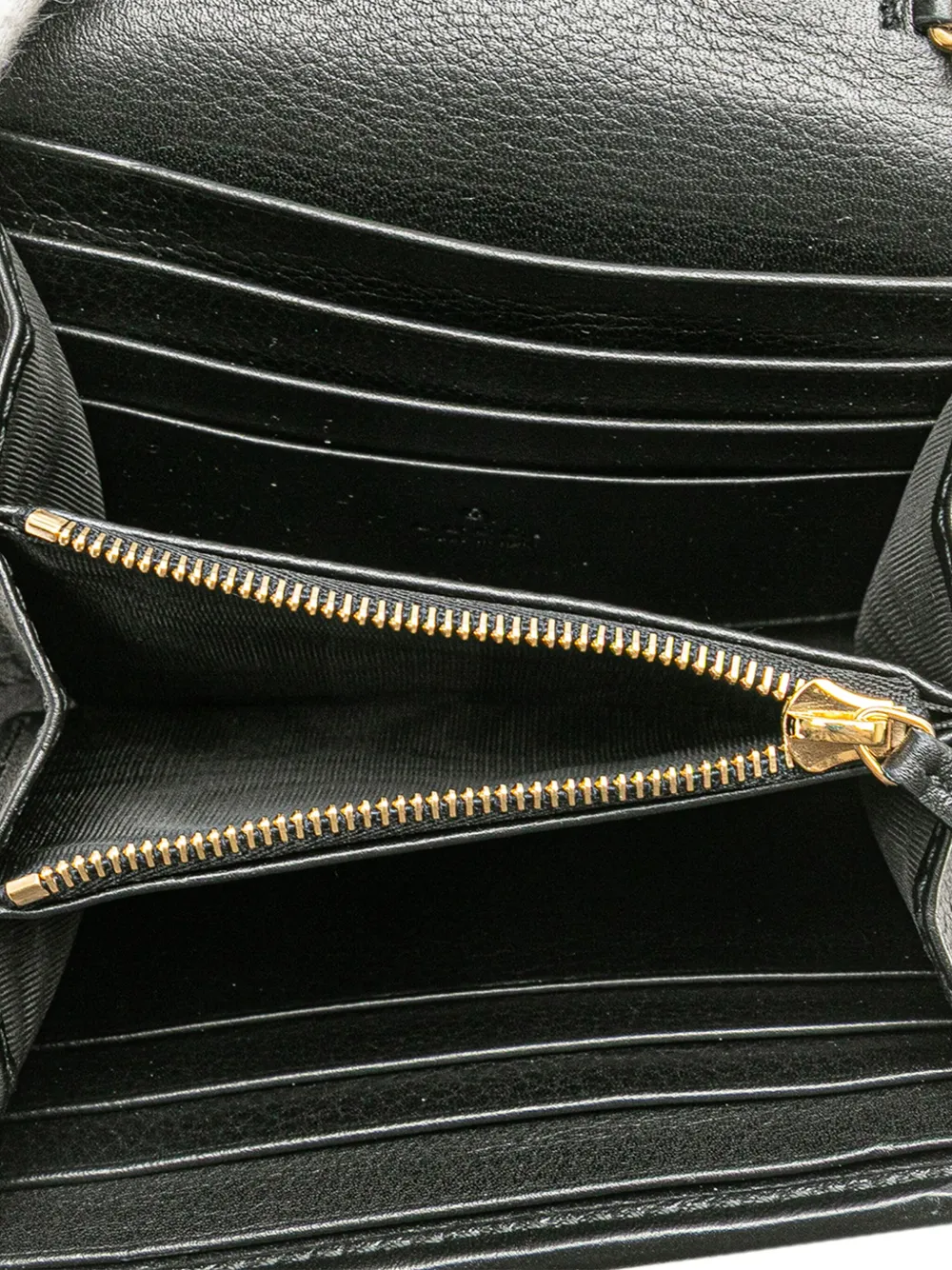 Pre-owned Gucci 2016-2025 Medium Calfskin Blondie Wallet On Chain Crossbody Bag