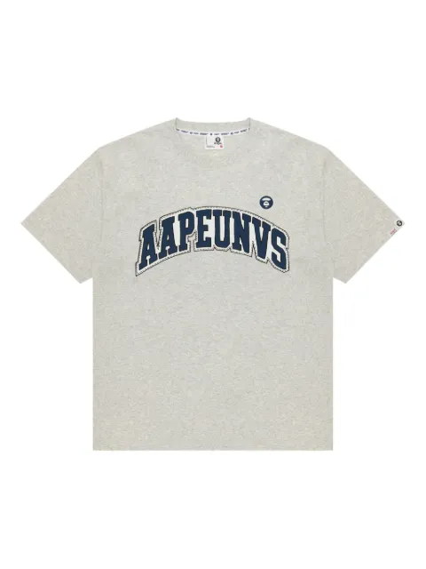AAPE BY *A BATHING APE® Aapeunvs College graphic-print T-shirt