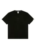 AAPE BY *A BATHING APE® embossed-logo T-shirt - Black