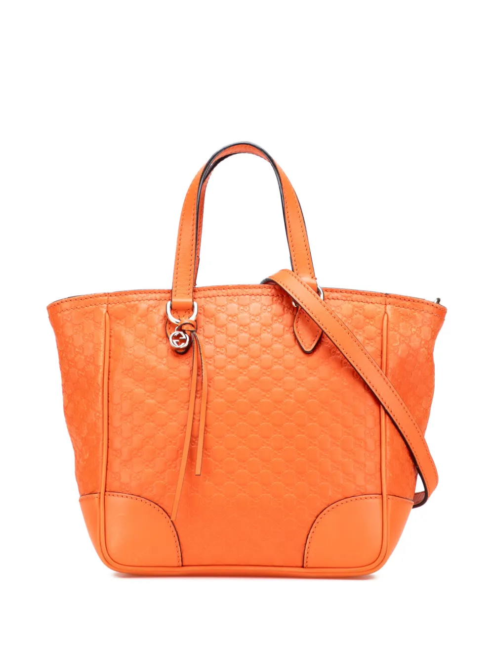 Gucci Pre-Owned 2000-2015 Small Microguccissima Bree satchel - オレンジ Gucci Pre-Owned 2000-2015 Small Microguccissima Bree satchel - オレンジ