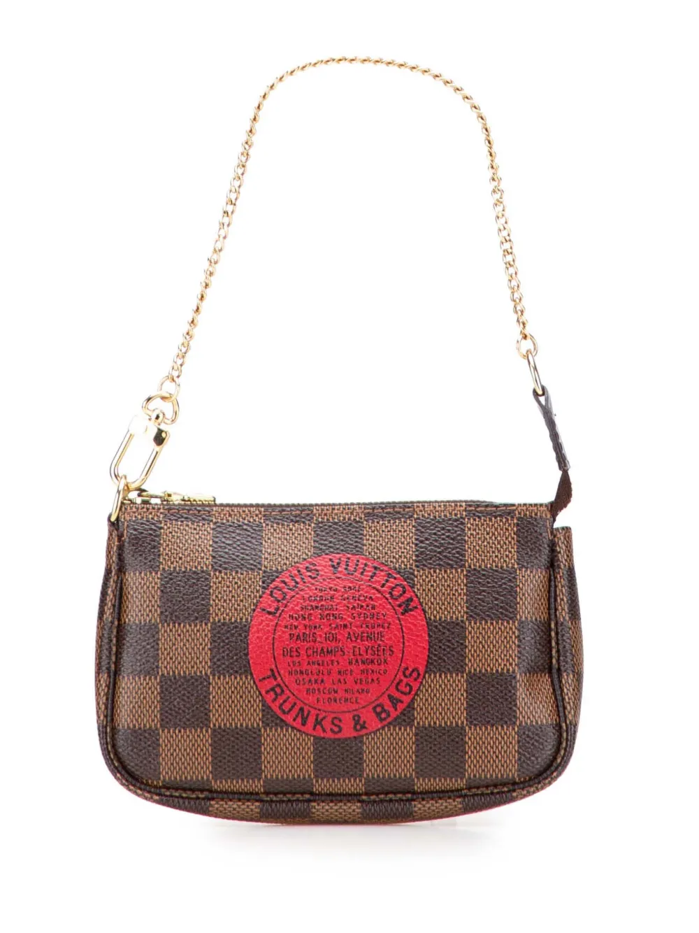 Louis Vuitton Pre-Owned 2008 Damier Ebene Trunks and Bags Mini Louis Vuitton Pre-Owned 2008 Damier Ebene Trunks and Bags Mini
