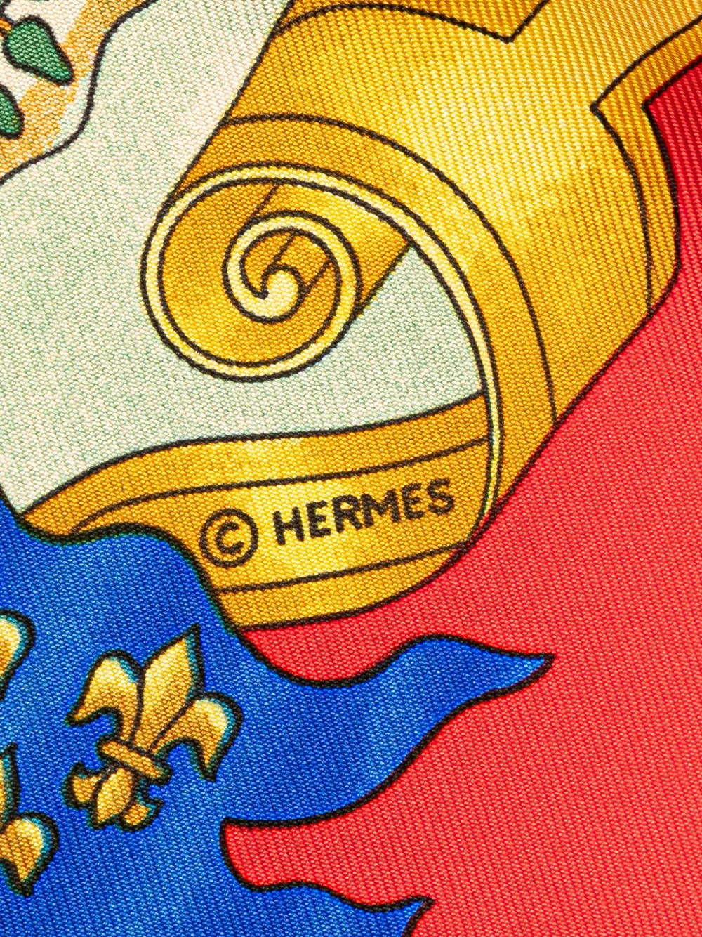 Pre-owned Hermes 20th Century Voiles De Lumiere Silk Scarf Scarves