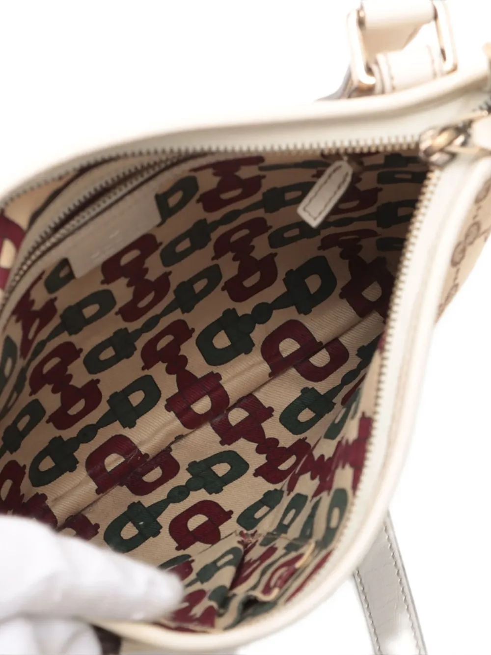 Pre-owned Gucci 1990-2010 Gg Canvas Shoulder Bag In Brown