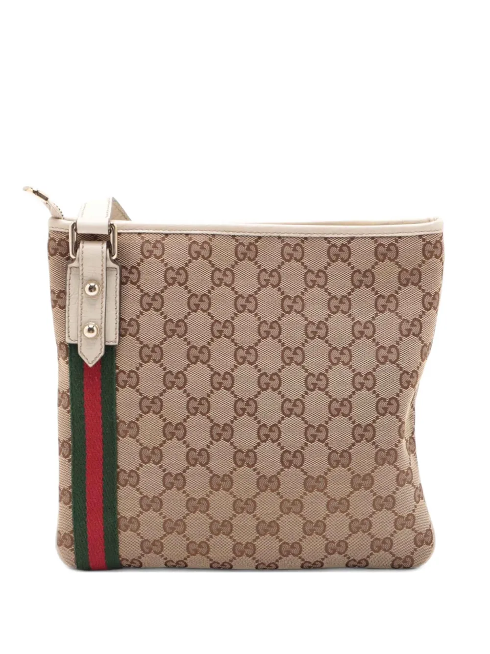 Gucci Pre-Owned 1990-2010 GG canvas shoulder bag - ブラウン Gucci Pre-Owned 1990-2010 GG canvas shoulder bag - ブラウン