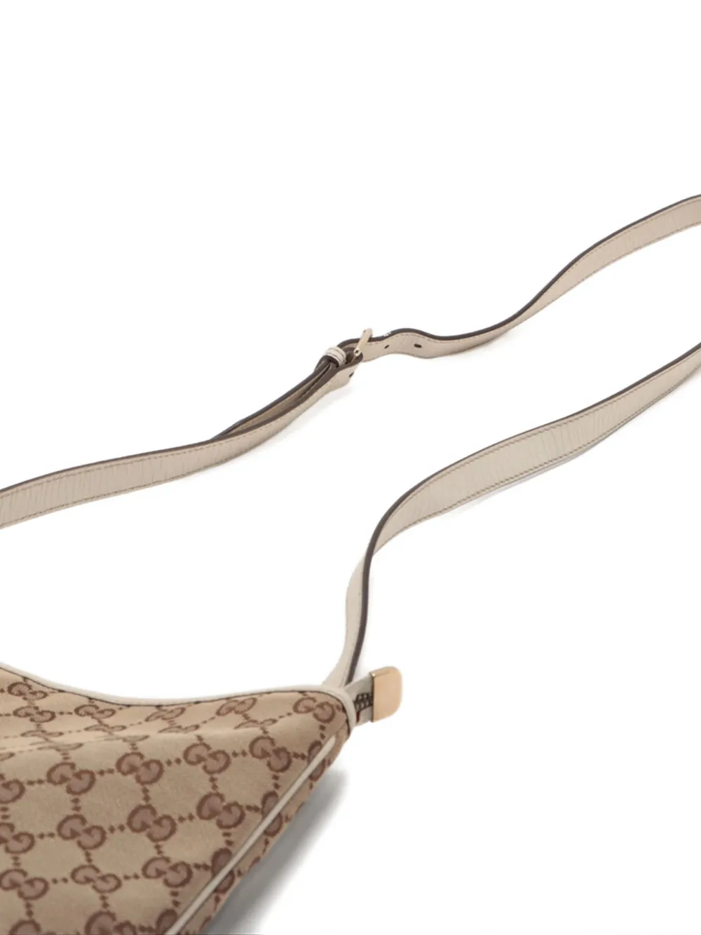 Pre-owned Gucci 1990-2010 Gg Canvas Shoulder Bag In Brown