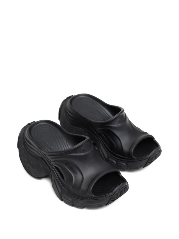 BALENCIAGA ブラック サンダル モールド Balenciaga プラットフォーム ミュール | ブラック | FARFETCH JP