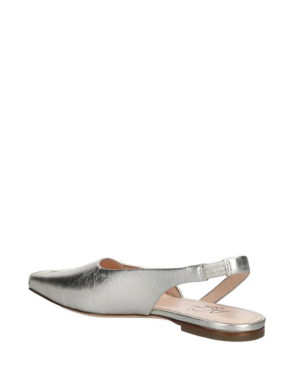 Agl Attilio Giusti Leombruni Slingback Square-toe Flats In Animal Print