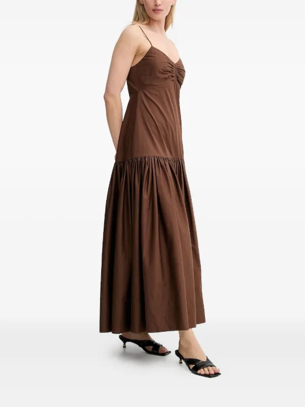 knee length dresses for ladies Harper Maxi Dress Olive Polka Dot / XL main image 1