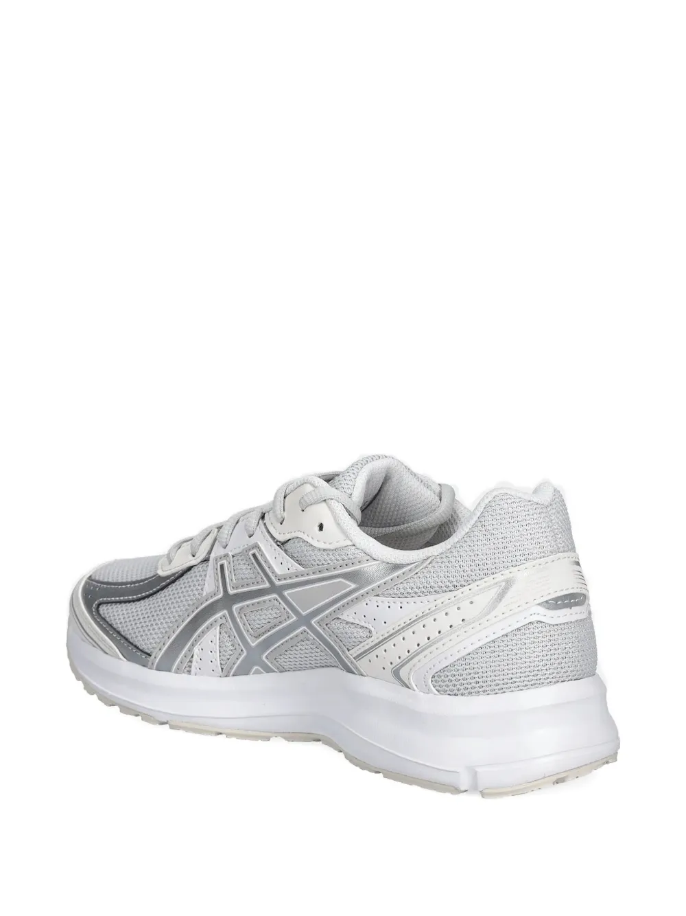 Asics Jog 100s Mesh-panel Sneakers In Gray