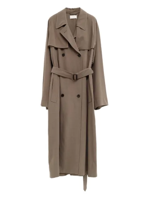 The Row double-breasted belted coat