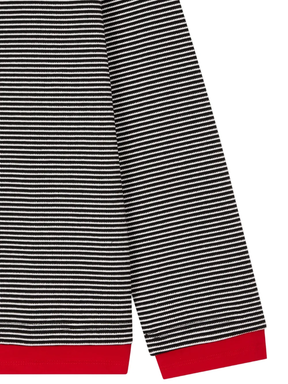 STUDIO TOMBOY Gestreept T-shirt Zwart