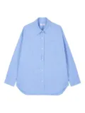 STUDIO TOMBOY pinstripe button-fastening shirt - Blue