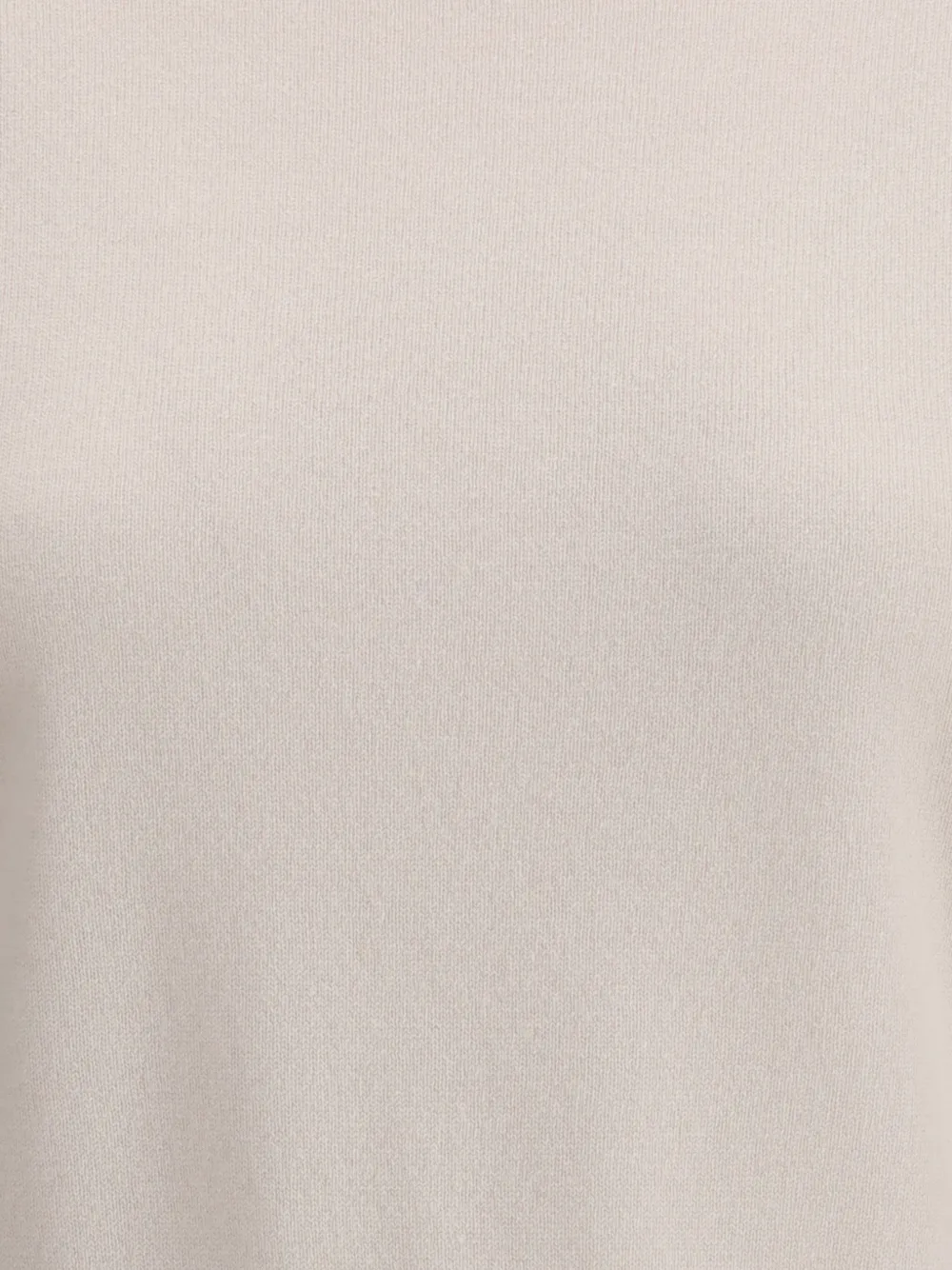 extreme cashmere Gebreide top met pofmouwen en boothals Beige