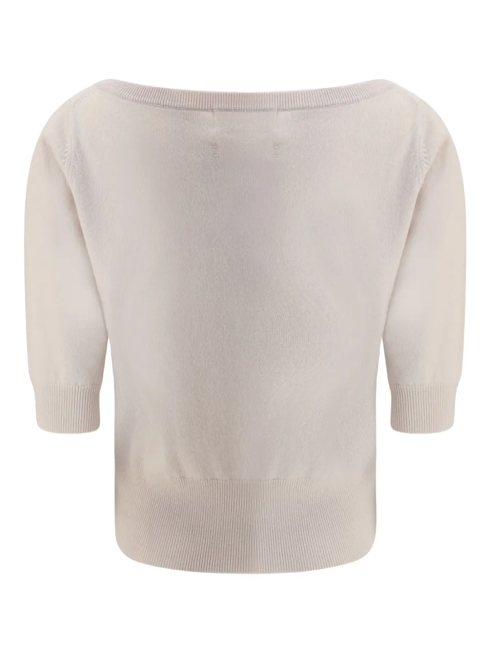 extreme cashmere puff-sleeve boat-neck knitwear | Knitted Sweaters | Image 2