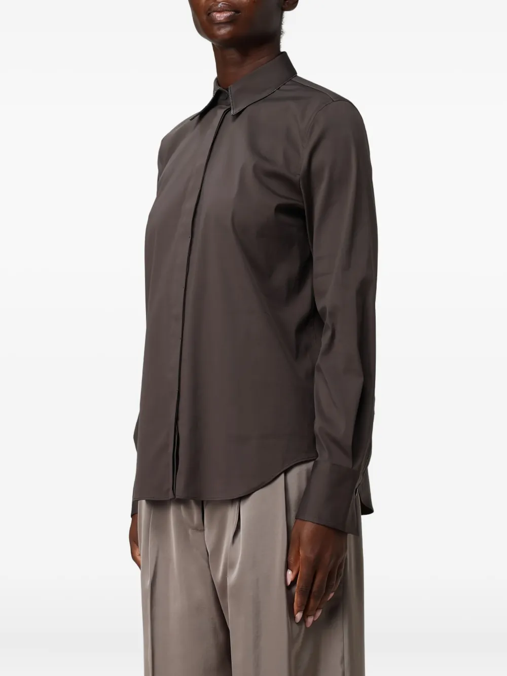 Brunello Cucinelli long-sleeve collared shirt | Shirts | Image 2