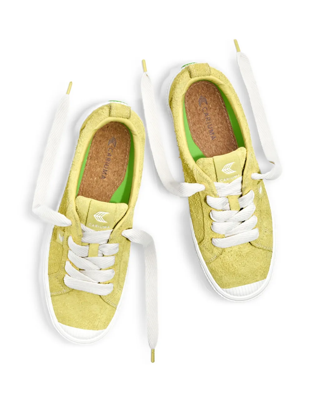 Cariuma Oca Low-top suede sneakers Yellow