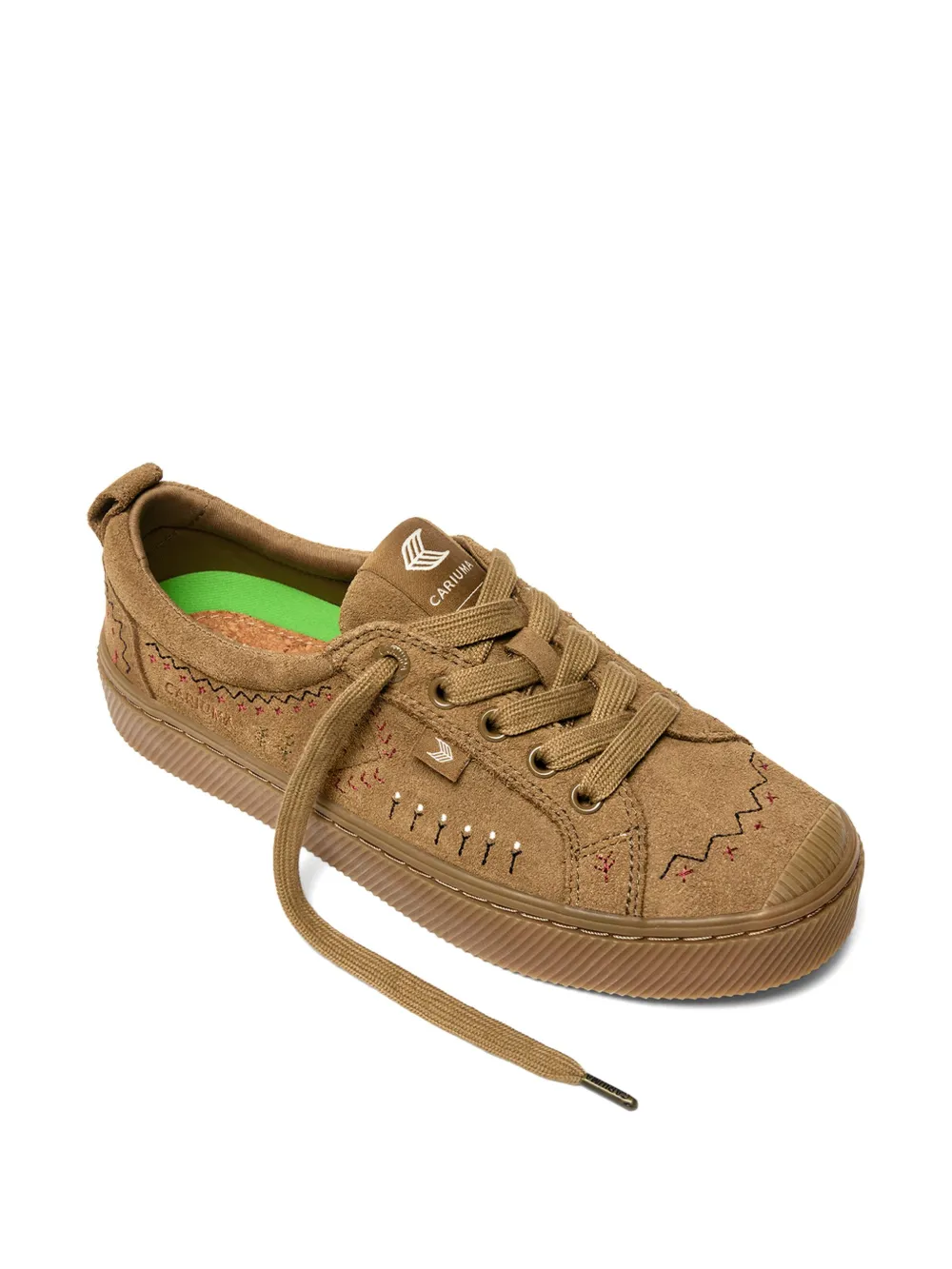 Cariuma embroidered suede sneakers | Low-Tops | Image 2
