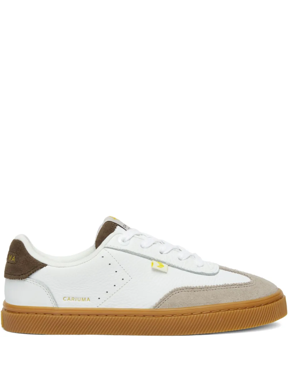 Cariuma Toca suede-leather sneakers Gum White Plaza Taupe