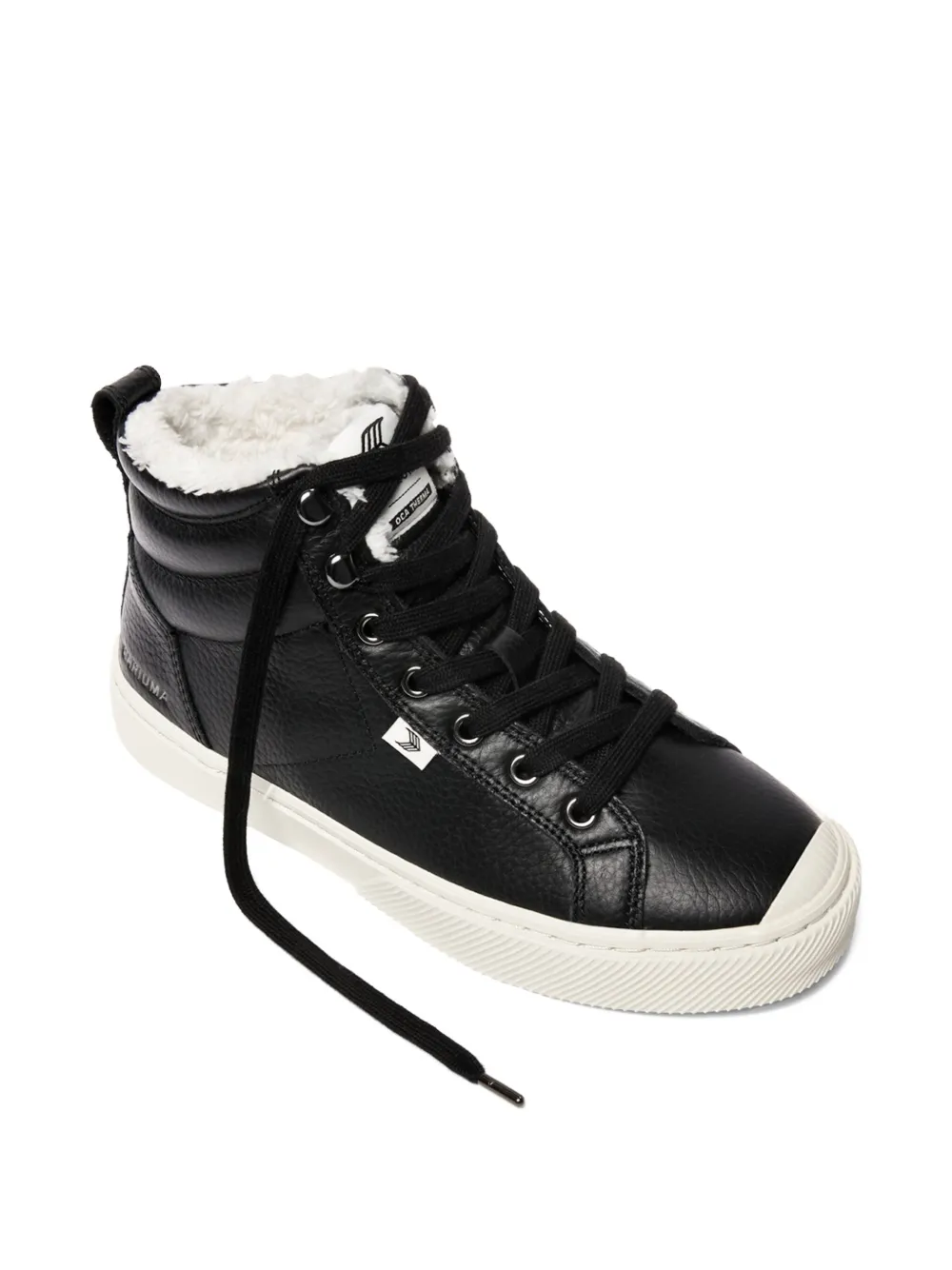 Cariuma OCA leather high-top sneakers Black