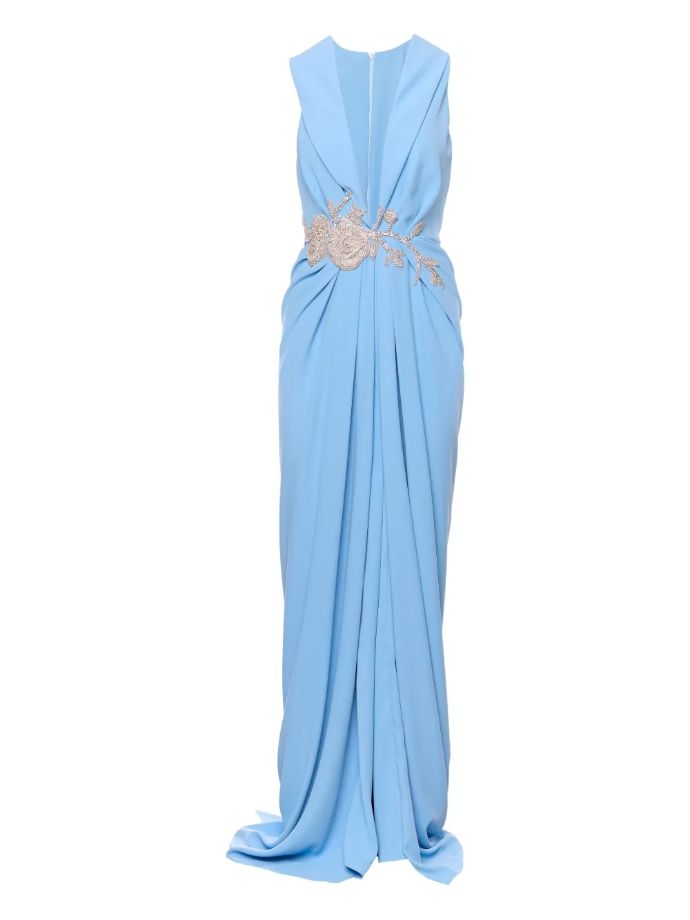 Ana Radu embellished maxi dress Blauw