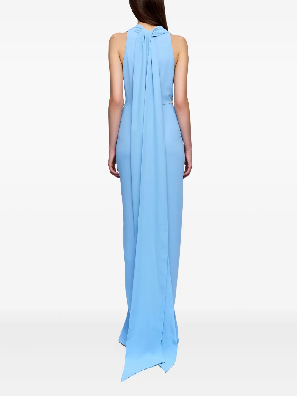 Ana Radu embellished maxi dress Blauw