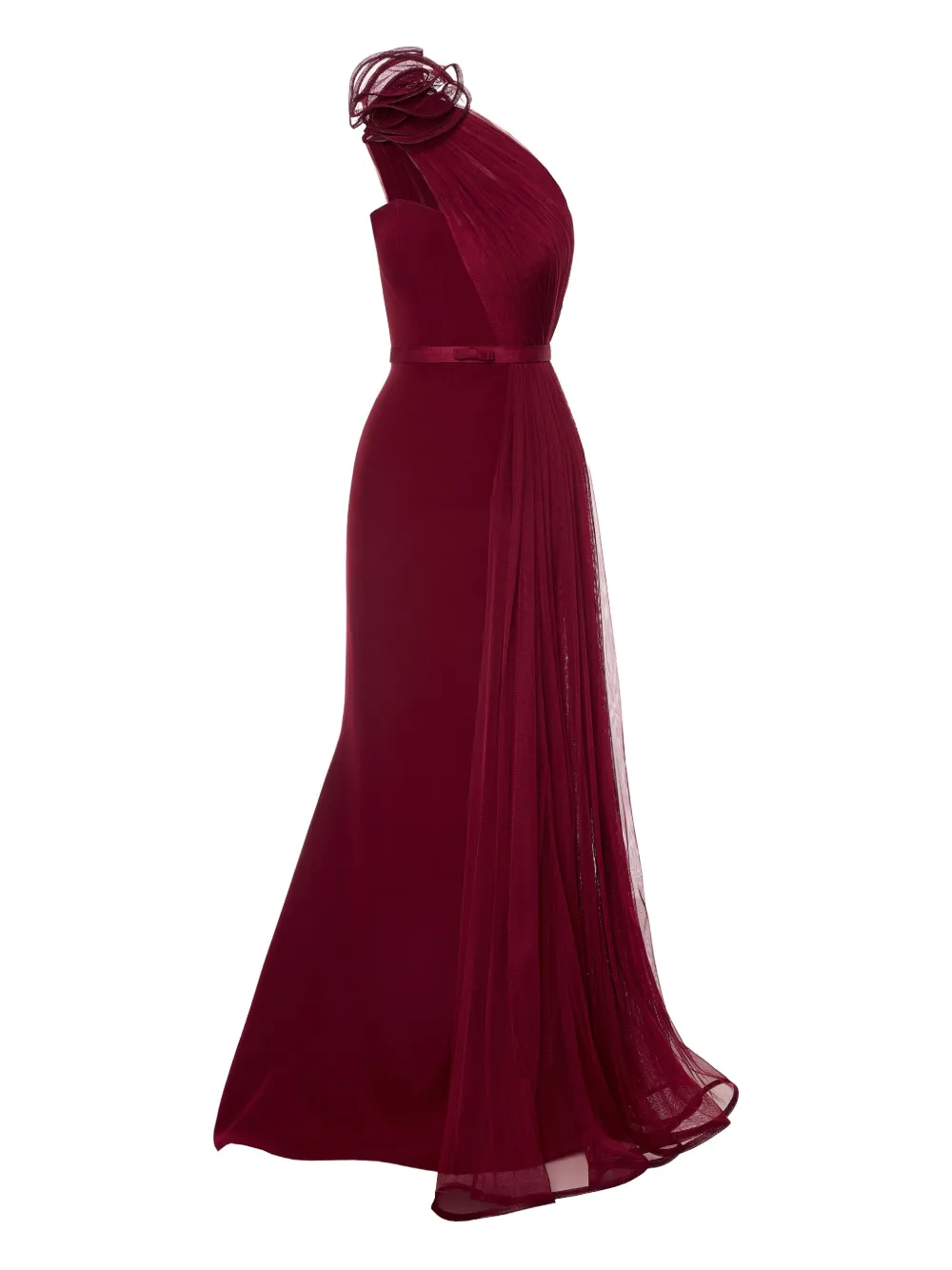 Ana Radu rose-embellished maxi dress Rood