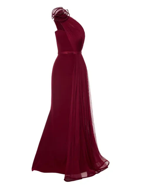 Ana Radu rose-embellished maxi dress