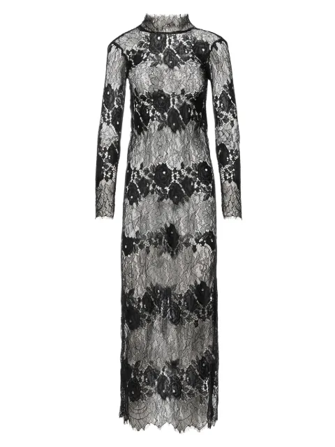 Ana Radu floral-lace long-sleeve maxi dress