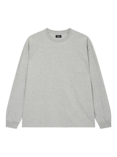 STUDIO TOMBOY playera maga larga con cuello redondo
