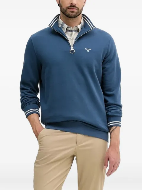 Barbour half-zip high-neck sweatshirt