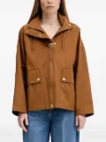Barbour Cecile hooded zip-front jacket - Brown