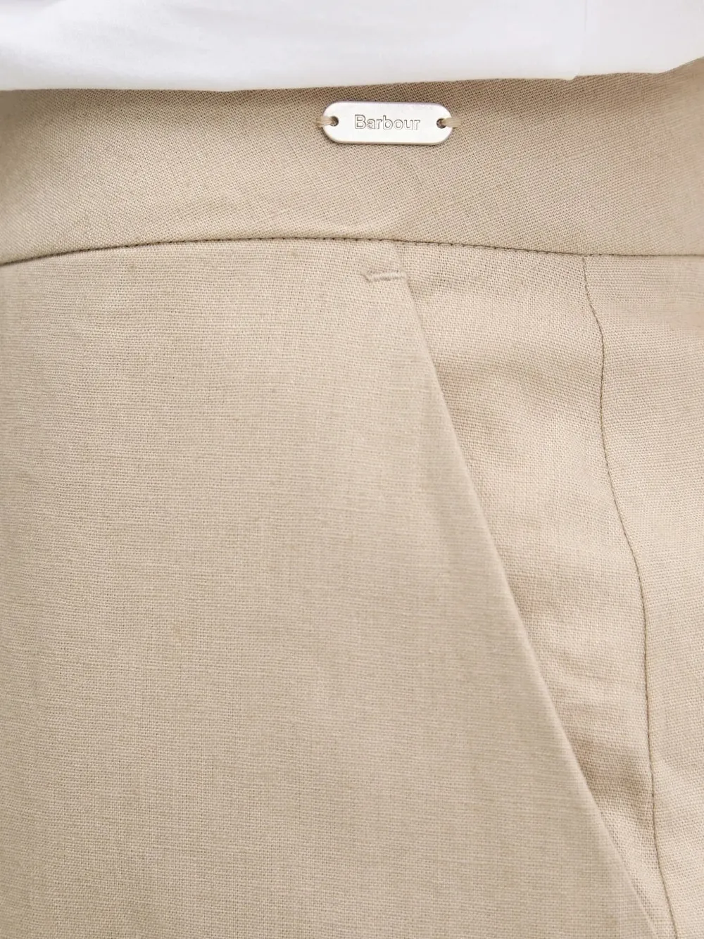 Barbour Pleated Trousers In Neutral