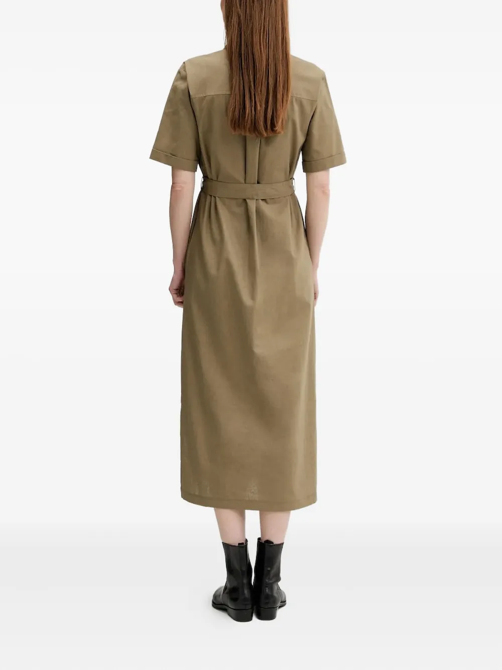 Barbour Blousejurk met ceintuur Groen