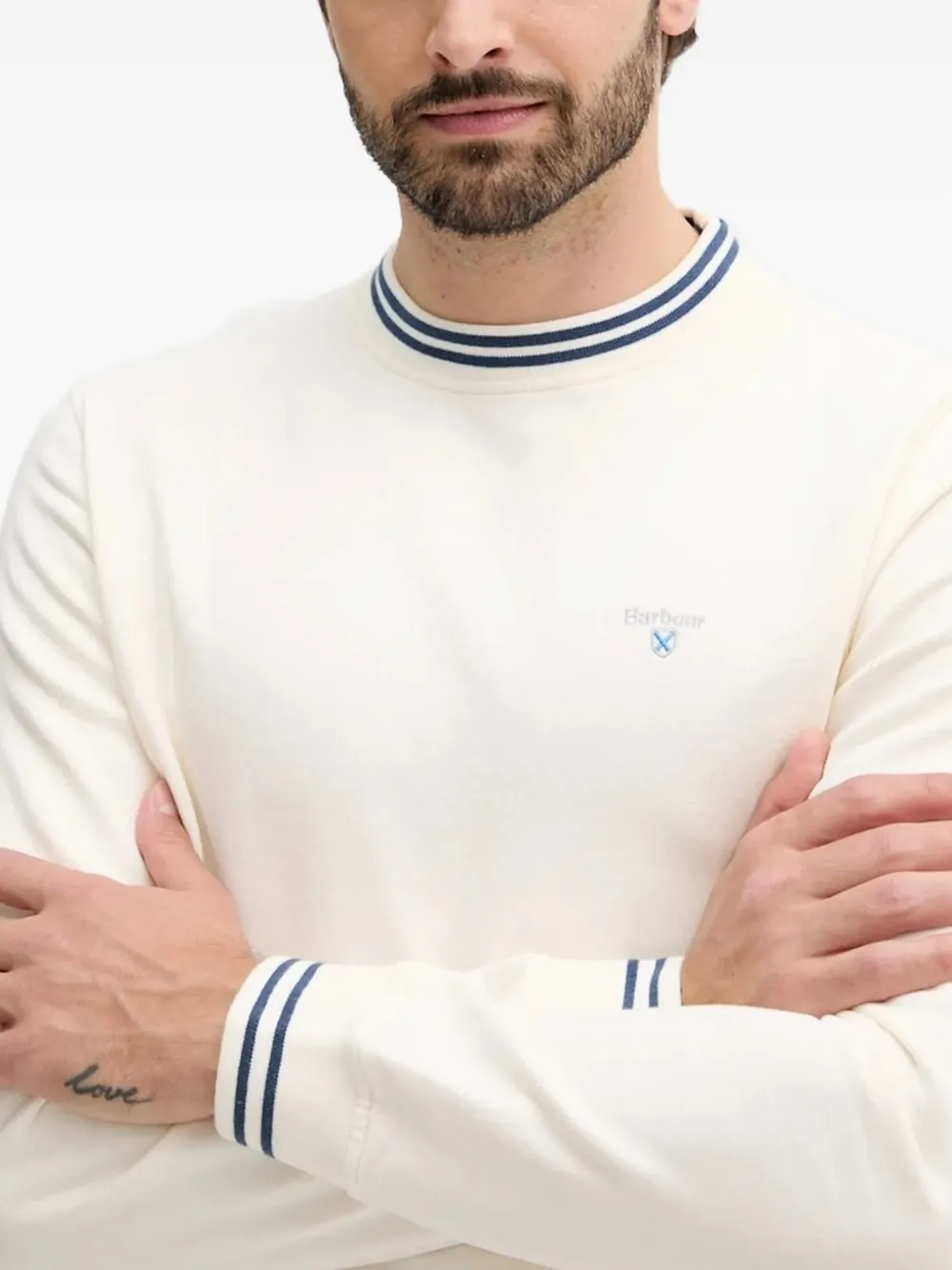 Barbour crew-neck sweatshirt Wit