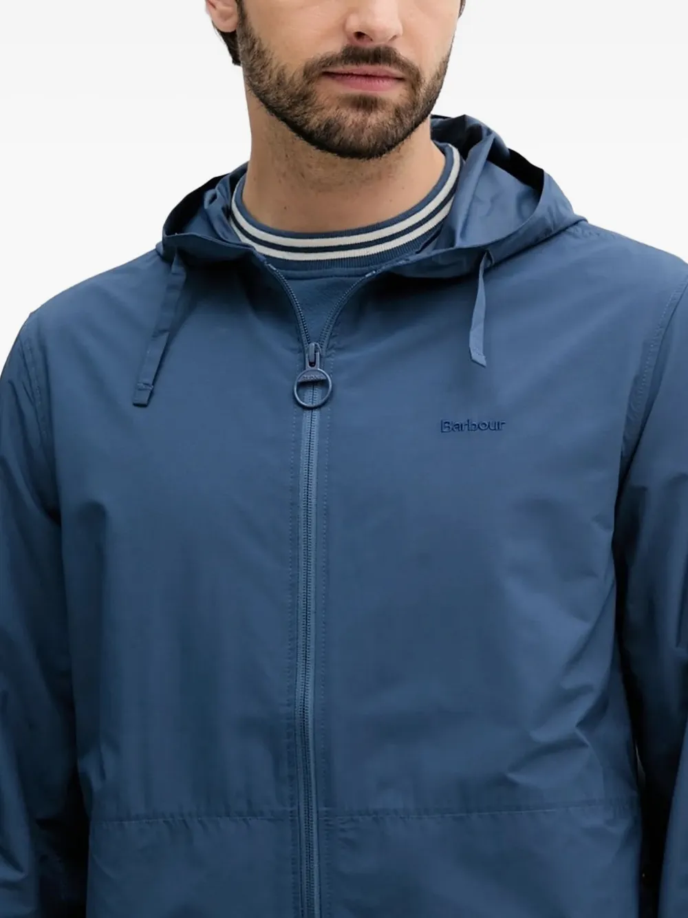 Barbour Newhill hooded jacket Blauw