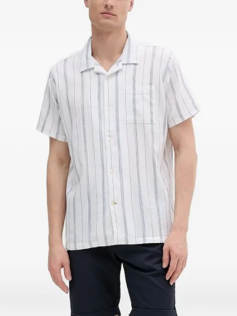 Barbour camisa con rayas estampadas