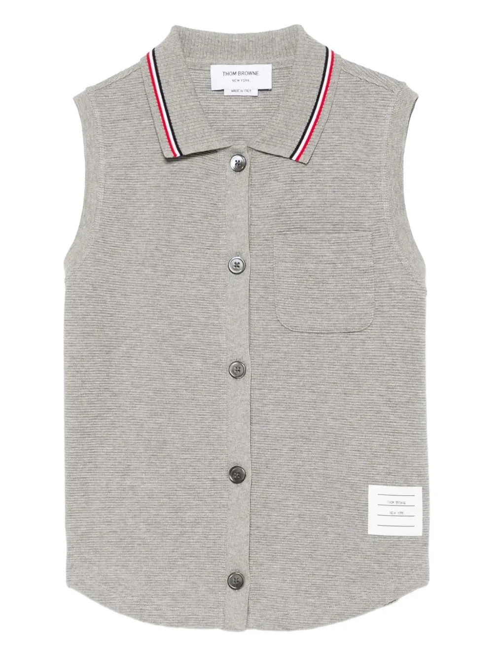 Thom Browne パッチポケット ベスト - グレー Thom Browne パッチポケット ベスト - グレー