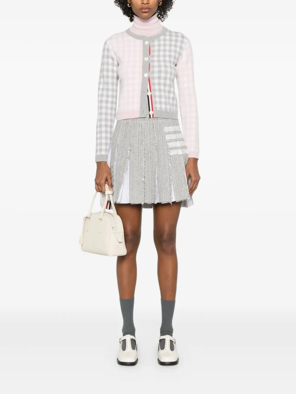 Thom Browne gingham-pattern cardigan | Cardigans | Image 2