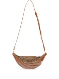 JOY GRYSON crescent-shaped zipped shoulder bag - Brown