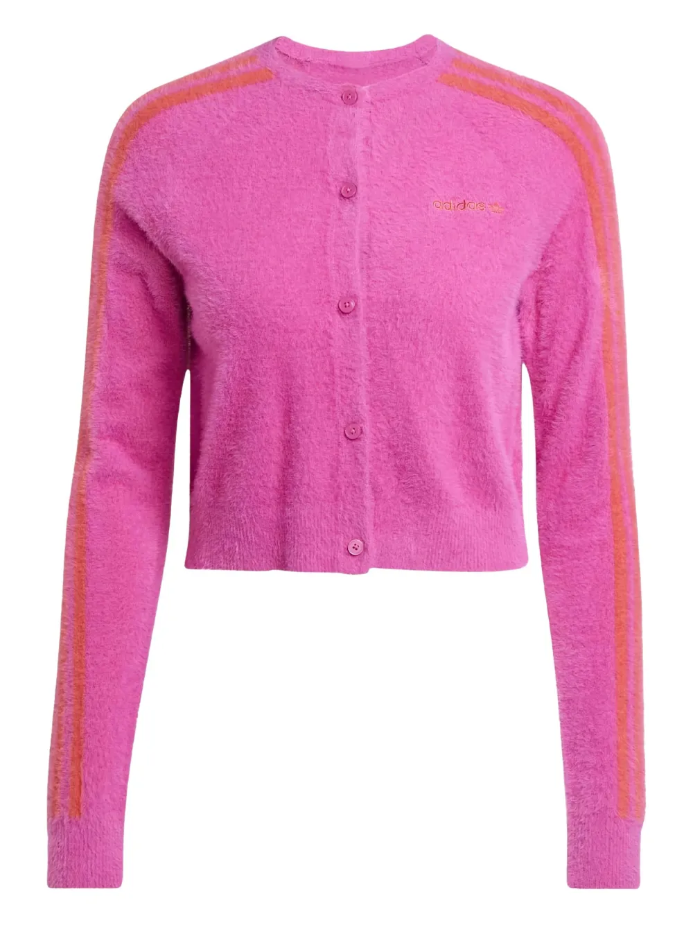 Adidas Poloshirt met contrasterende kraag Wit